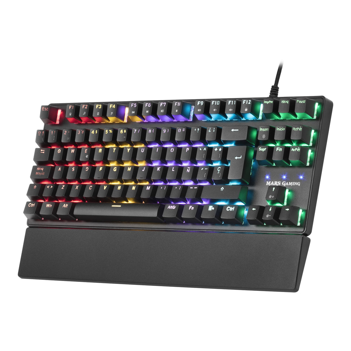 EAN 4718009158542 - Mars Gaming MKXTKLBPT teclado Juego USB QWERTY Negro imagen 5