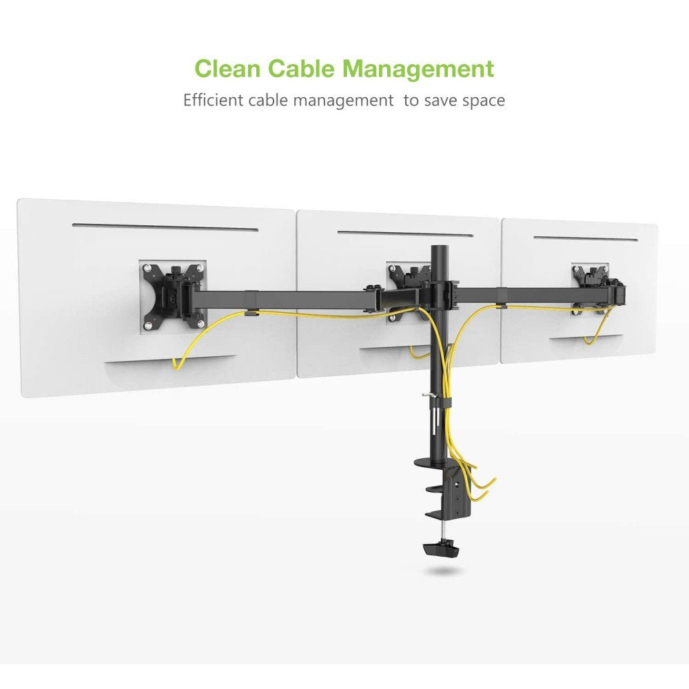 EAN 8057685301757 - Techly ICA-LCD 482-T soporte para monitor 61 cm (24") Escritorio Negro imagen 8