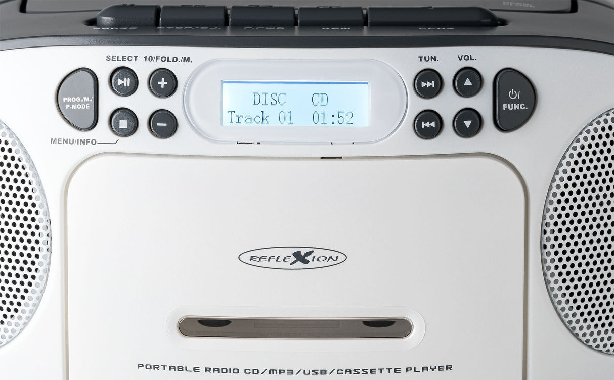 Reflexion Rcr2260dab Boombox Weiá/Grau