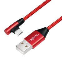 Logilink Cu0145 Cable Usb 0,3 M Usb 2.0 Usb A Usb C Rojo
