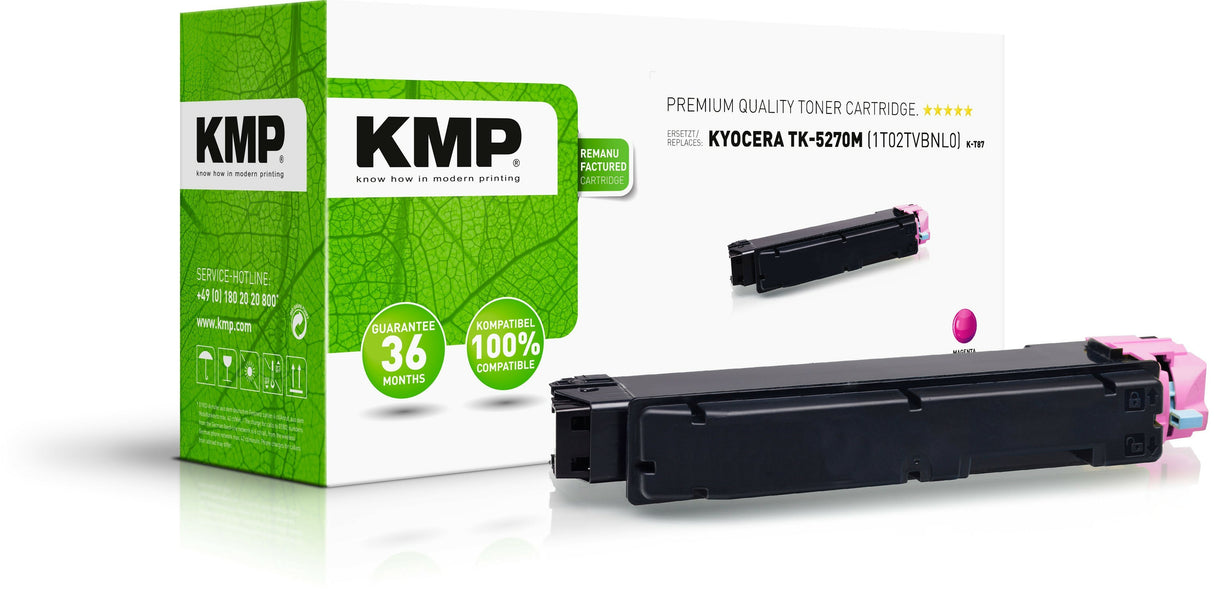 Tóner Kmp Para Kyocera Tk-5270m / Tk5270m Magenta 6000 S. K-T87 Remanufacturado