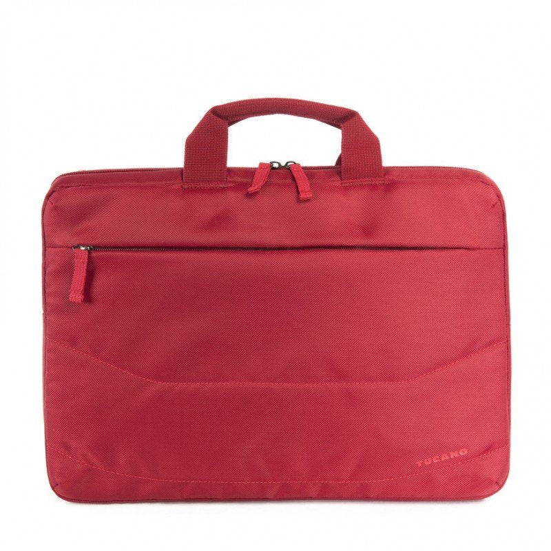 Maletin Tucano Idea Portatil 15,6" + Raton Inalambrico - Tamaño Slim - Interior Acolchado - Rojo