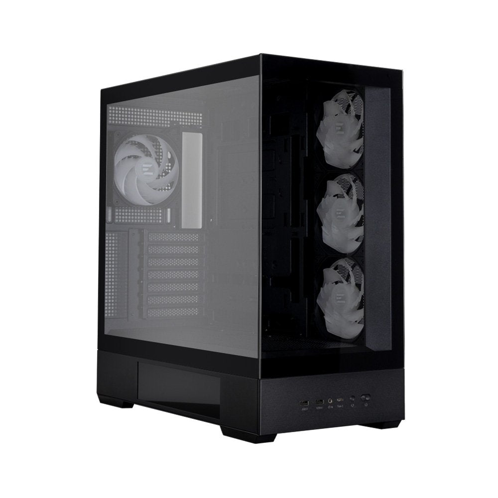 Caja Pc Zalman P40 Ds Atx 4 Xvent 120mm Argb 2xusb 3.0 Negro S/N Fuente
