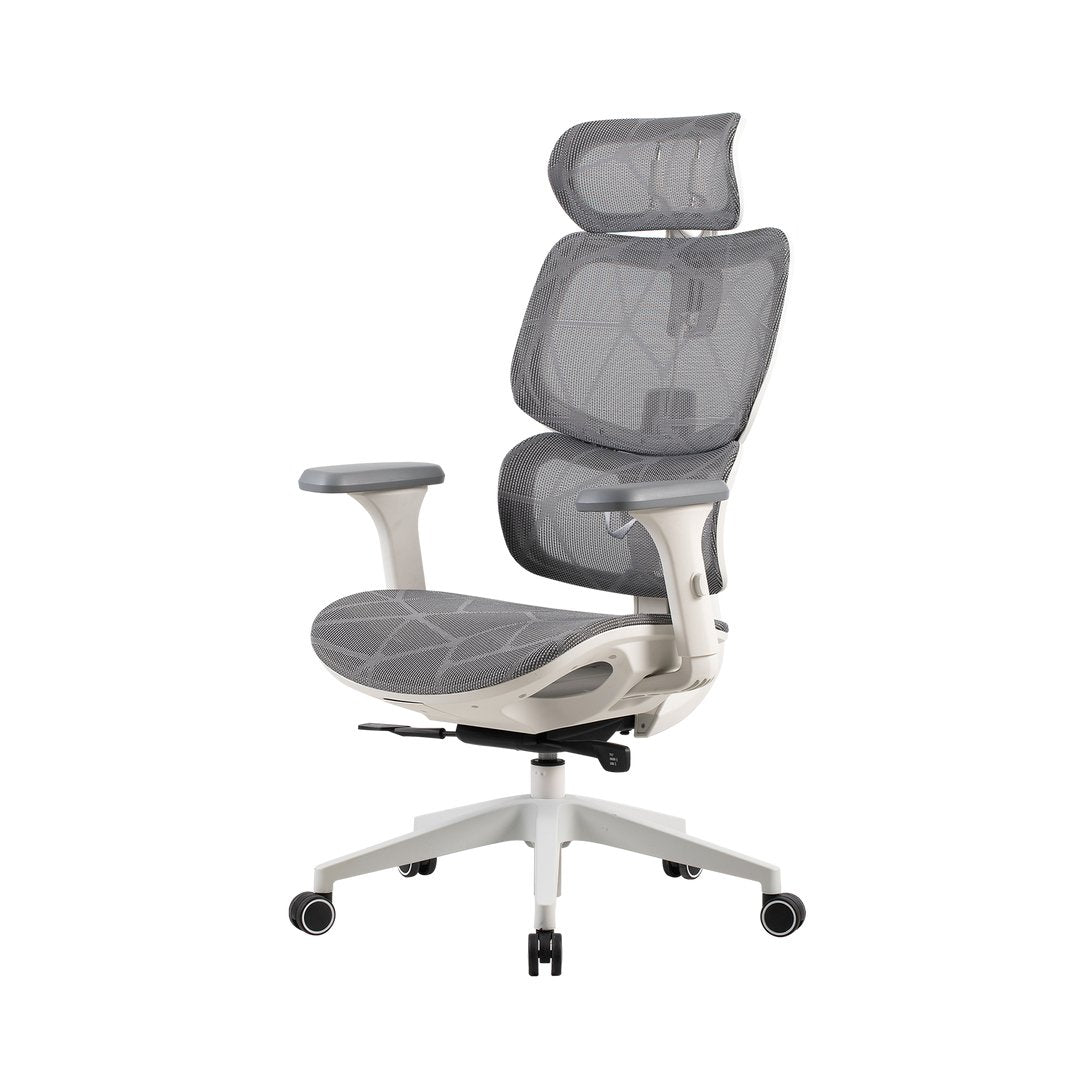 Silla De Oficina Onex Ventra Premium De Malla, Blanca