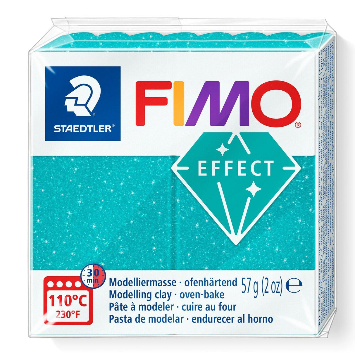 Fimo Mod.Masse Effect 57g Galaxy Turquesa