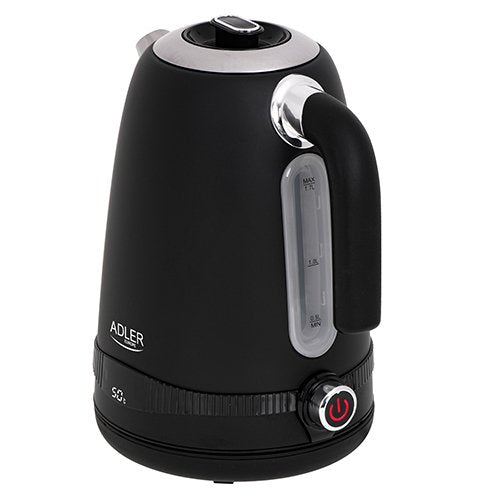 EAN 5902934839266 - Adler AD 1295b tetera eléctrica 1 L 2200 W Negro, Acero inoxidable imagen 2