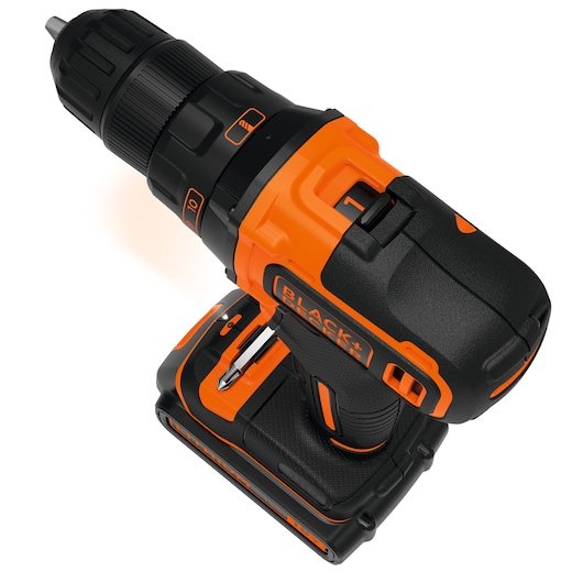 Black+Decker Taladro Inalámbrico 18 Voltios Bdcdd186k-Qw