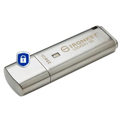 Pendrive Kingston Ironkey Locker+ 50 256gb Usb 3.0 Iklp50/256gb