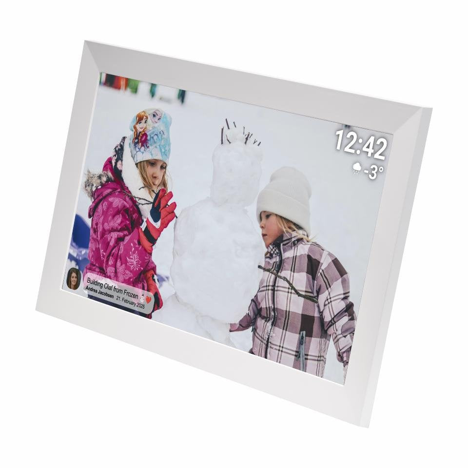 EAN 5706751085604 - Denver PFF-1504W marco fotográfico digital Blanco 39,6 cm (15.6") Pantalla táctil Wifi imagen 3