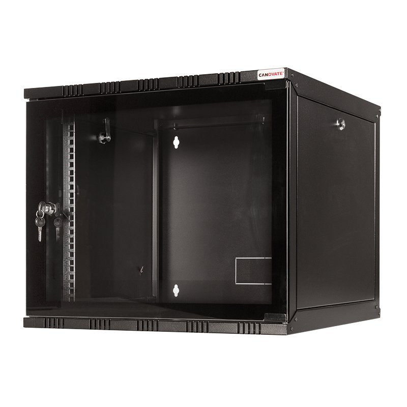 19" Wallmount Soho Box 12u 540*550, Flatpack, Negro