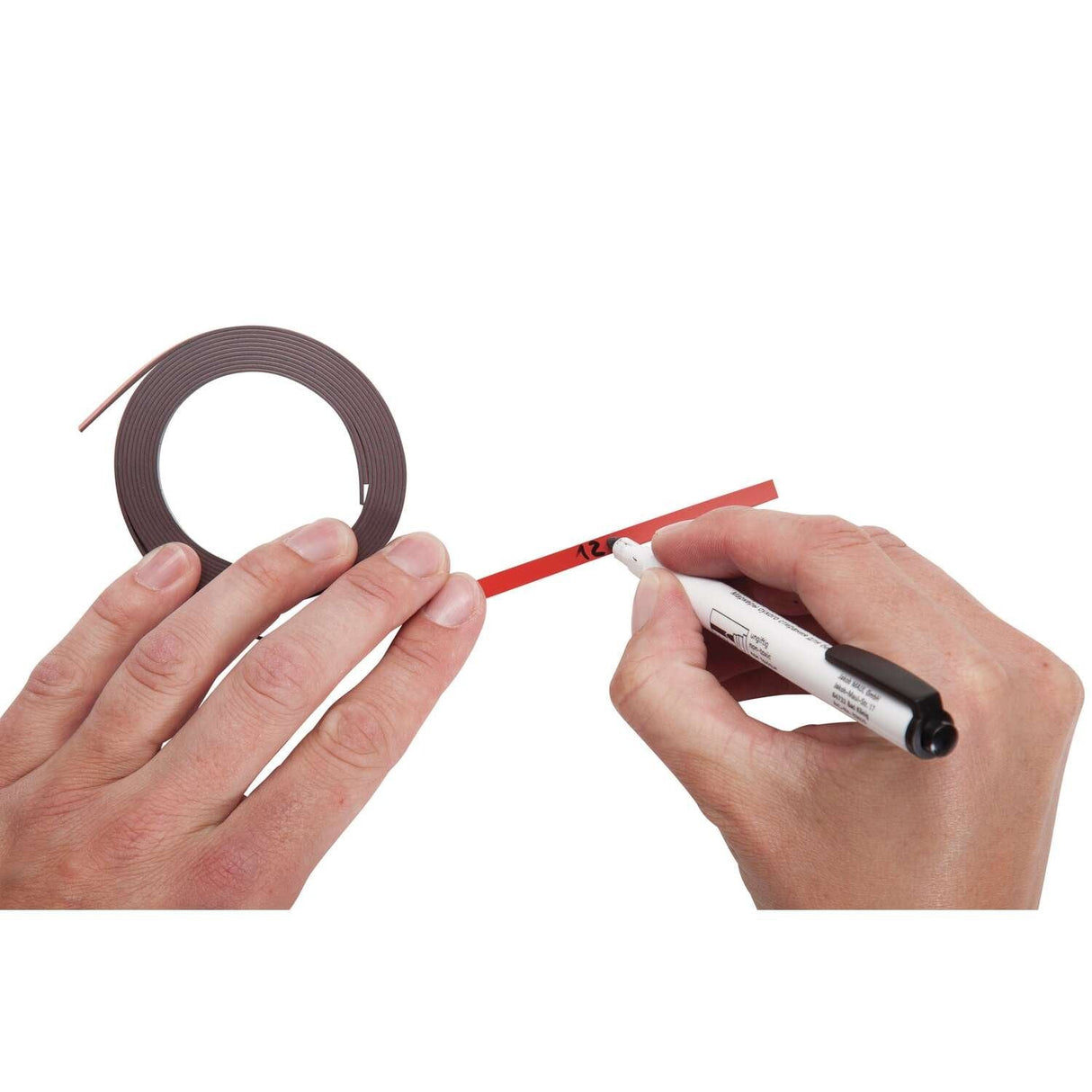 Maul Magnetmreifen 0,5 Cm X100 Cm, 2 M. Set Rot