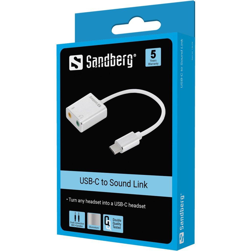 Sandberg Usb-C To Sound Link