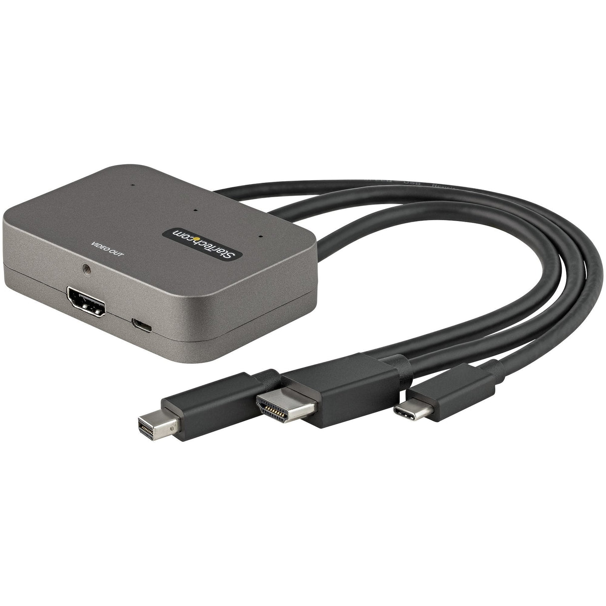 Startech Adaptador Multipuertos 3 En 1 Usb-C Hdmi O Mini Displayport A Hdmi 4k 60hz Cdphdmdp2hd