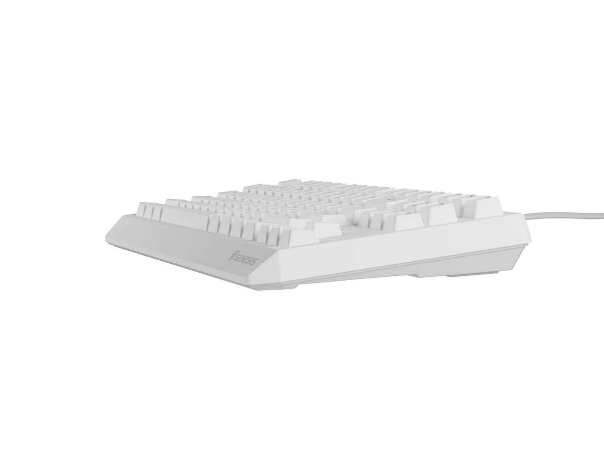 Genesis Thor 230 Tkl Teclado Juego Usb + Rf Wireless + Bluetooth Qwerty Blanco