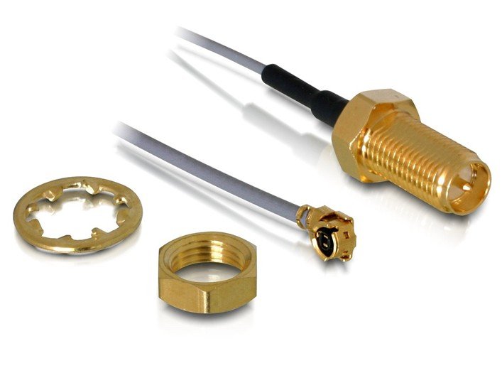 Delock Cable De Antena Rp-Sma Hembra Para Instalación > Mhf/U.Fl-Lp-068