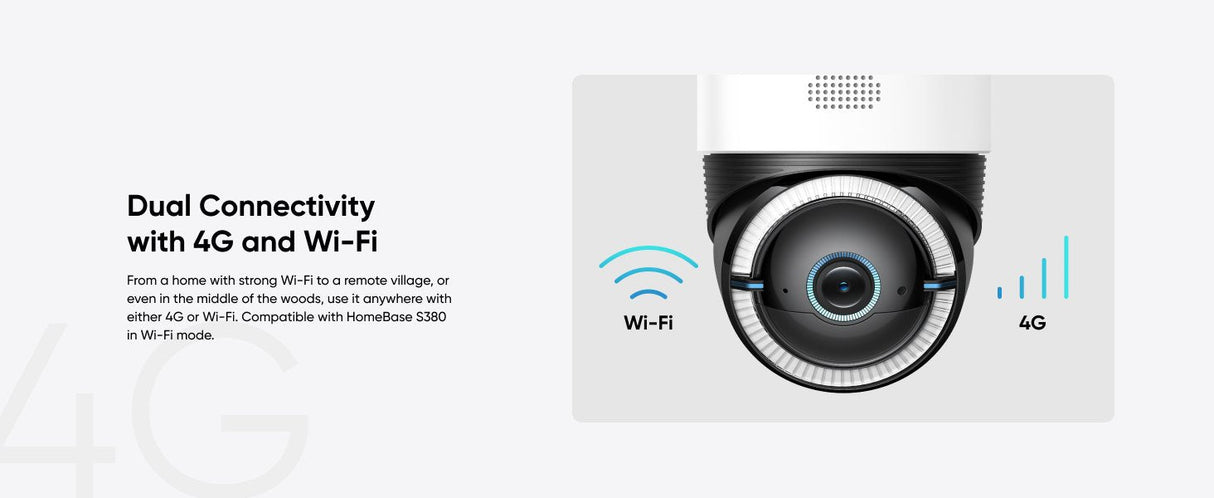Wrl Camera S330 4g Lte/White T86p2321 Eufy