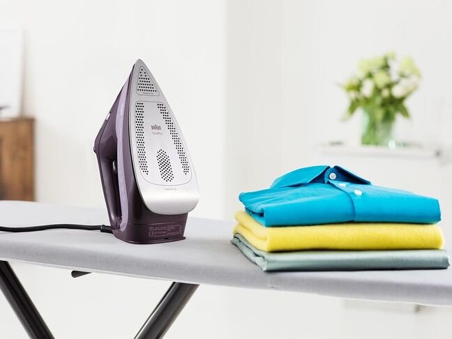 Plancha Vapor-Seco Eloxalplus Soleplate 3100 W Violeta Braun Texstyle 7 Pro Si 7181 Vi