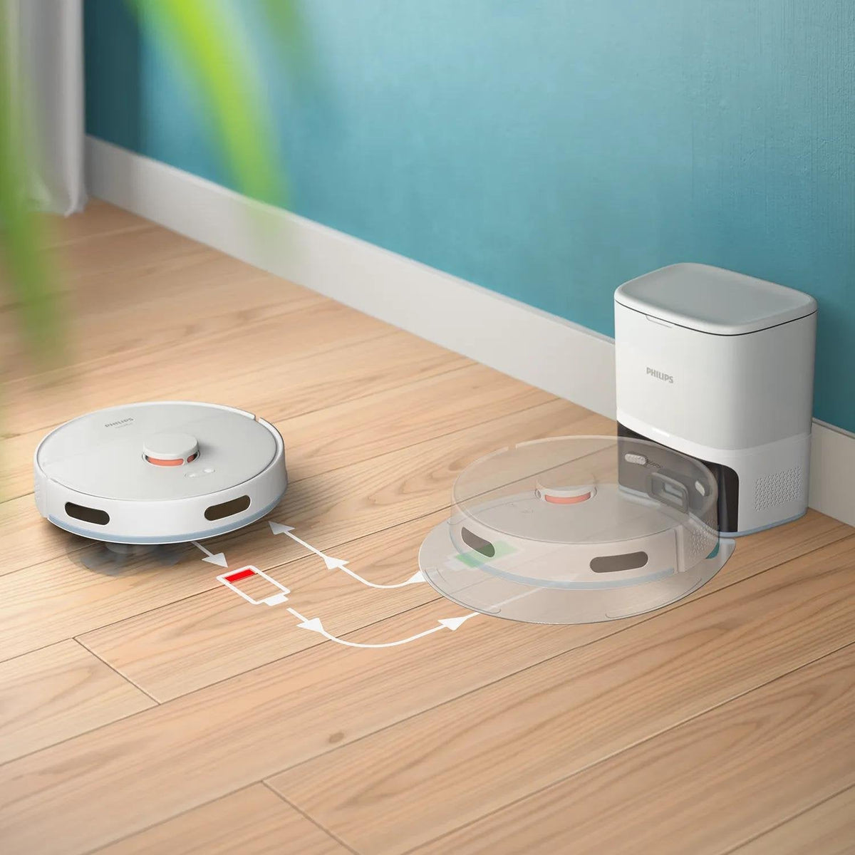 Vacuum Cleaner Robot/Black Xu2100/25 Philips