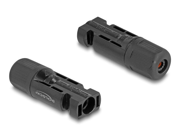 Delock Conectores Solares Dl4 Para Cables Para Prensar, Macho Y Hembra, Negro 2 Uds
