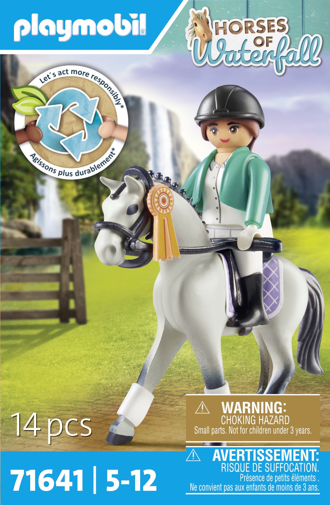Playmobil 71641 Jinete Del Torneo Caballos De La Cascada, Juguete De Construcción 71641