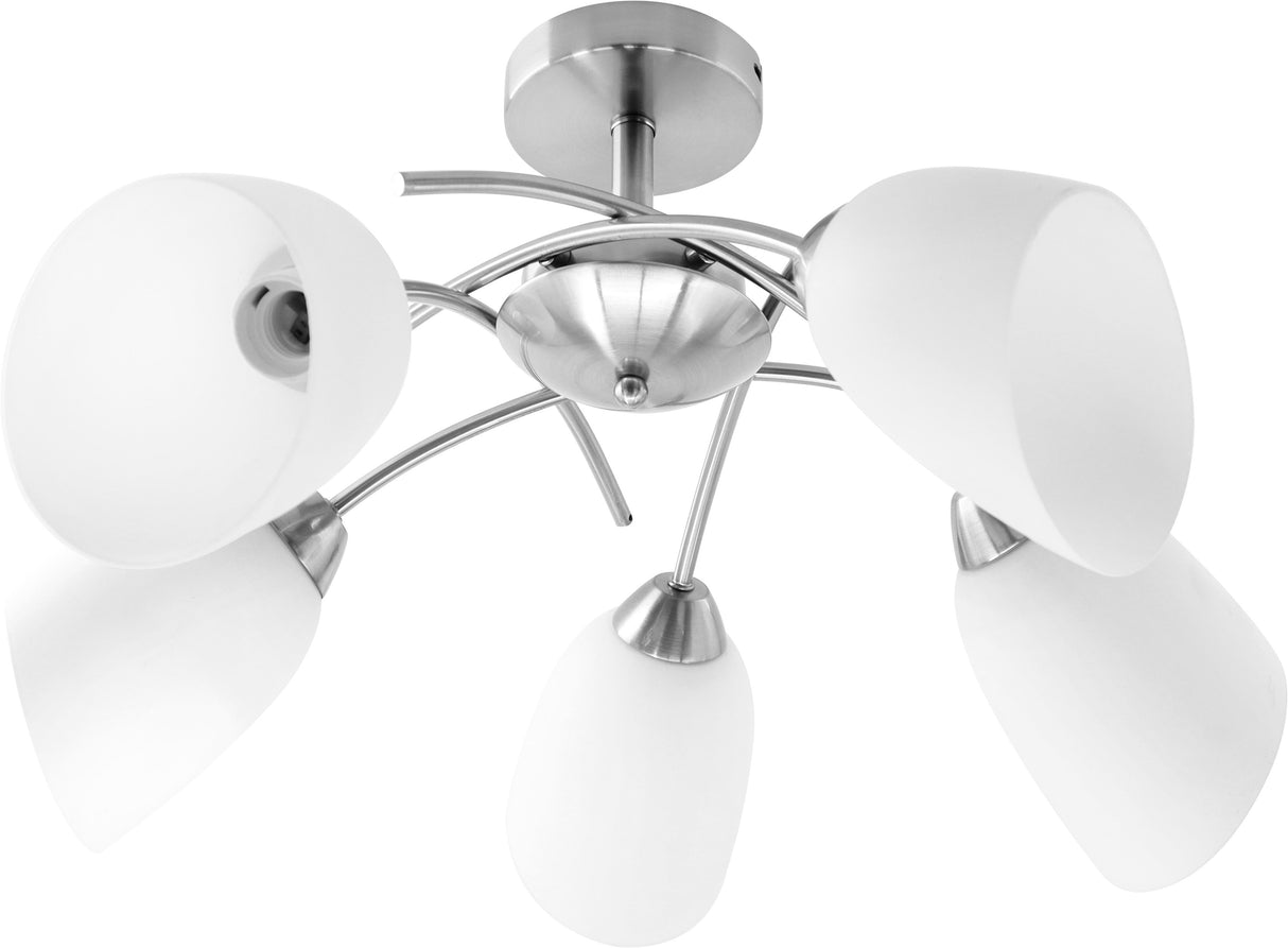 EAN 5901443116011 - Activejet AJE-NIKITA 5P Nikiel iluminación de techo E27 200 W imagen 1