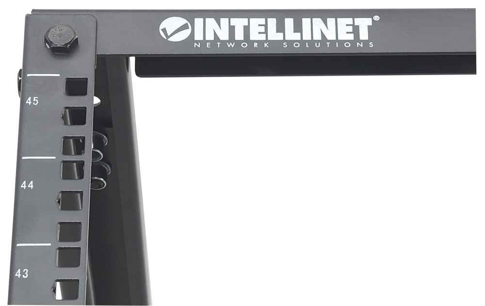 Intellinet 19" 4-Pfomen Laborgemell 45he Flatpack. Negro
