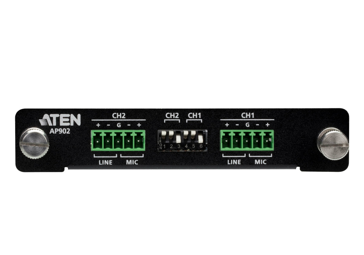 2-Ch Mic/Line Card For Ap Series Ap902-At