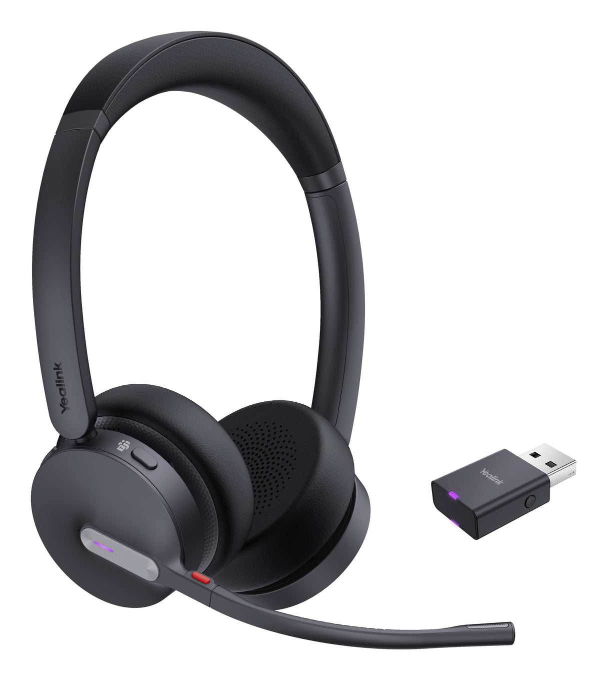 Auriculares Yealink Wh64 Hybrid Dual Teams, Negros, Variante Teams, Modos Dect Y Bluetooth Wh64 Hybrid Dual Teams