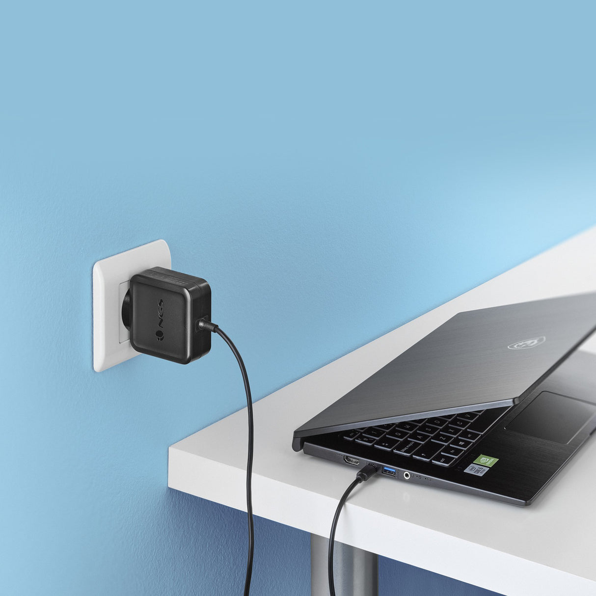 EAN 8435430620085 - NGS W-45W TYPEC Portátil, Smartphone, Tableta Negro Corriente alterna Interior imagen 9