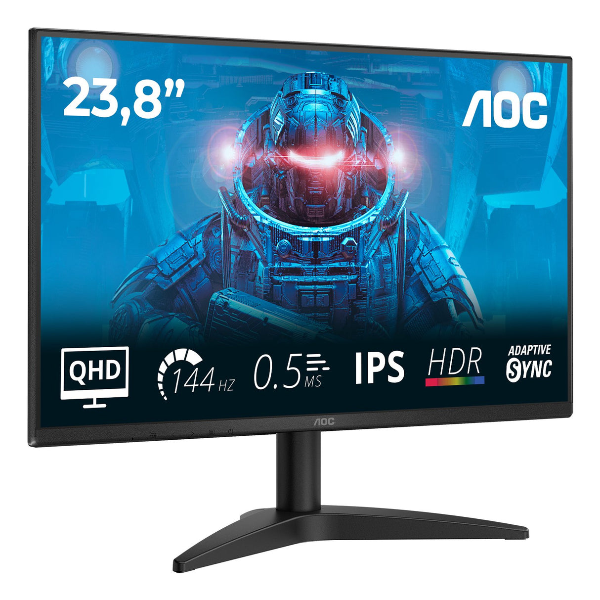 EAN 4038986143196 - AOC B3 Q24B36X pantalla para PC 60,5 cm (23.8") 2560 x 1440 Pixeles Quad HD LED Negro imagen 2