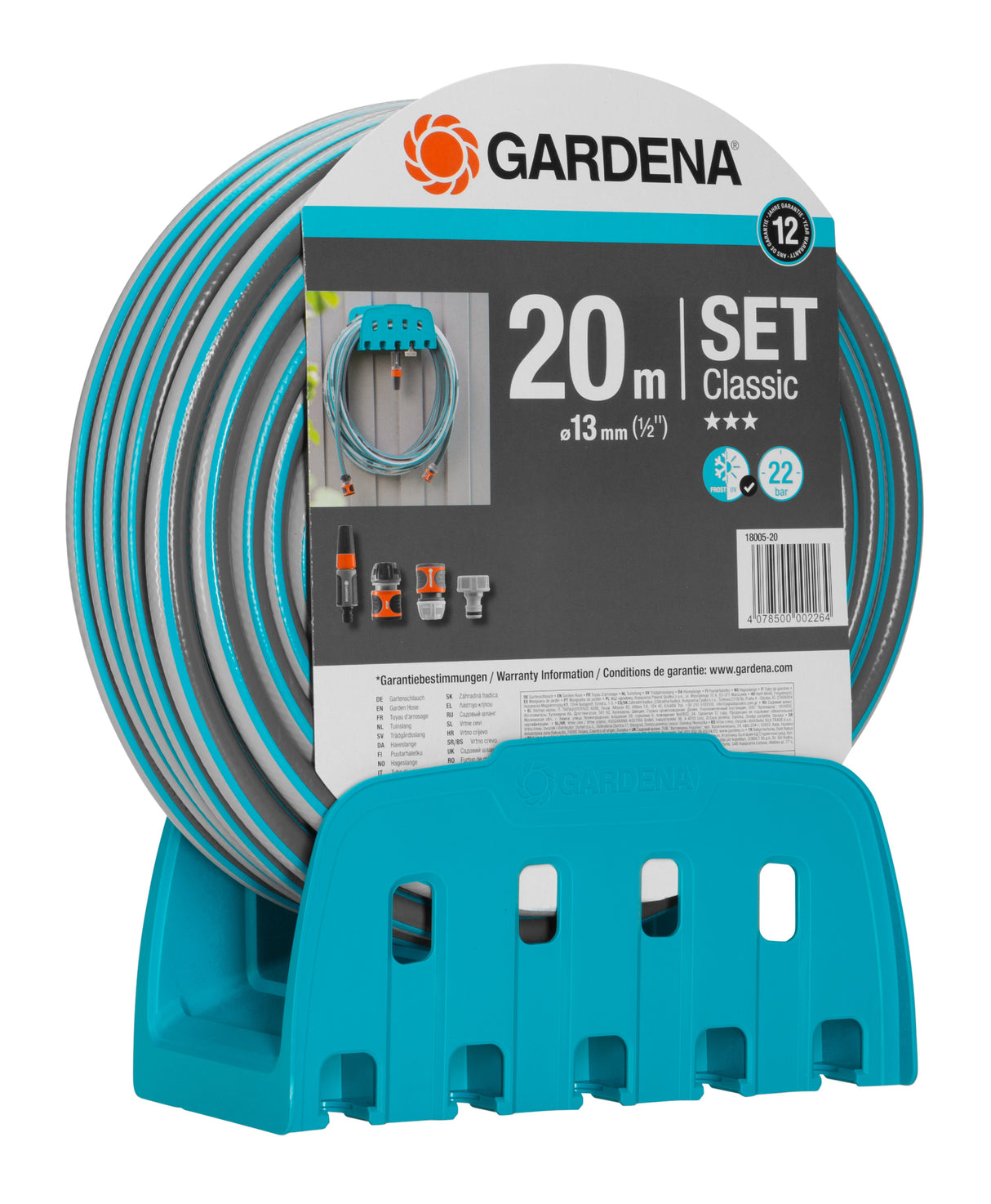 EAN 4078500029780 - Gardena 18005-50 manguera de jardín 20 m Por encima del suelo Azul imagen 2