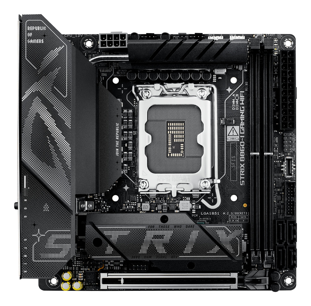 EAN 4711387815991 - ASUS ROG STRIX B860-I GAMING WIFI Intel B860 LGA 1851 (Socket V1) mini ITX imagen 1