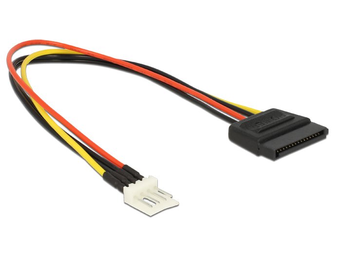 EAN 4043619838776 - DeLOCK 0.24m SATA 15p / 4p 0,24 m imagen 2