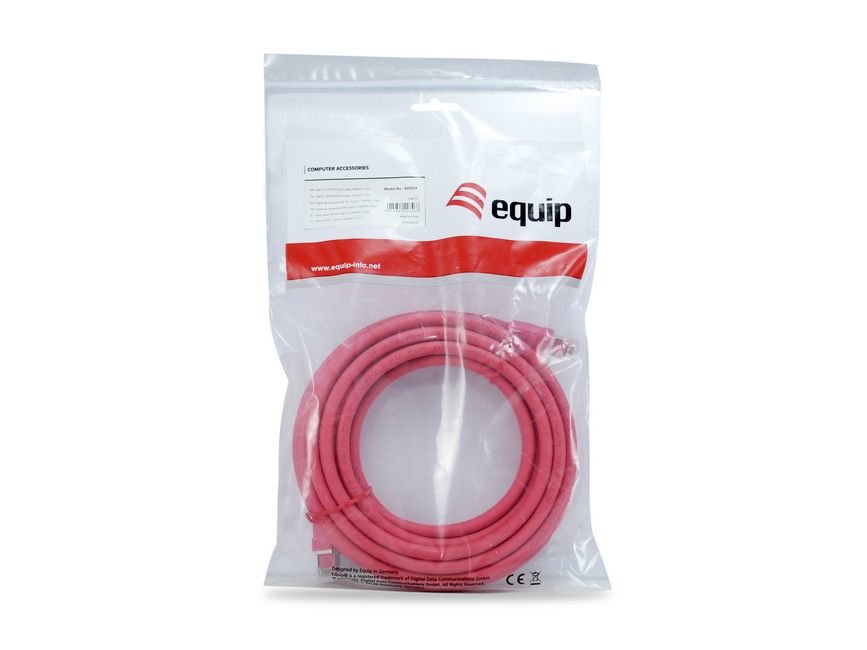 Equip Cable De Red Cat8.1 S/Ftp 2xrj45 0.50m Rojo (Sstp)Pi