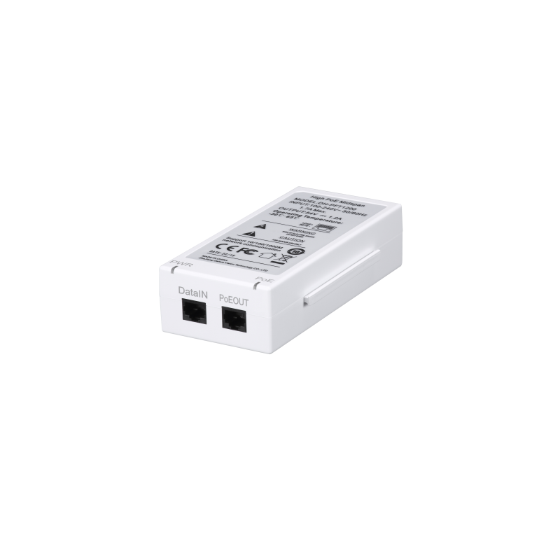 (Dh-Pft1200) Dahua Inyector Hi-Poe (Midspan) 1 Puerto