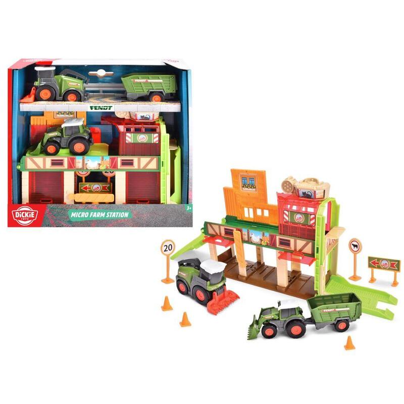 Dickie Micro Farm Station 3 Fendt Fahrzeuge 203733003