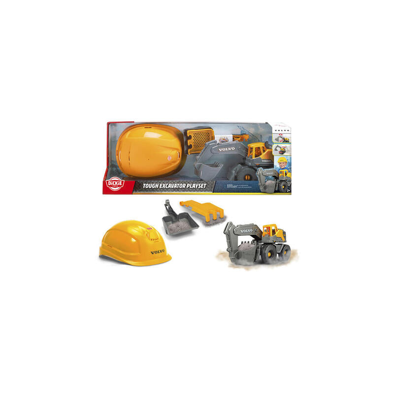 Dickie Volvo Tough Excavator Playset, Vehículo De Juguete 203729016
