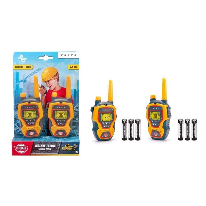Dickie Walkie Talkie Builder 2.4 Ghz 2 Pieces Set 203722017