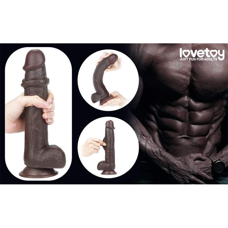 Dildo Sliding 9.5 Negro