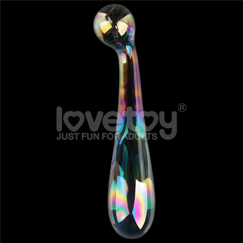 Dildo De Cristal Que Brilla En La Oscuridad Twilight Gleam Alluring Arc