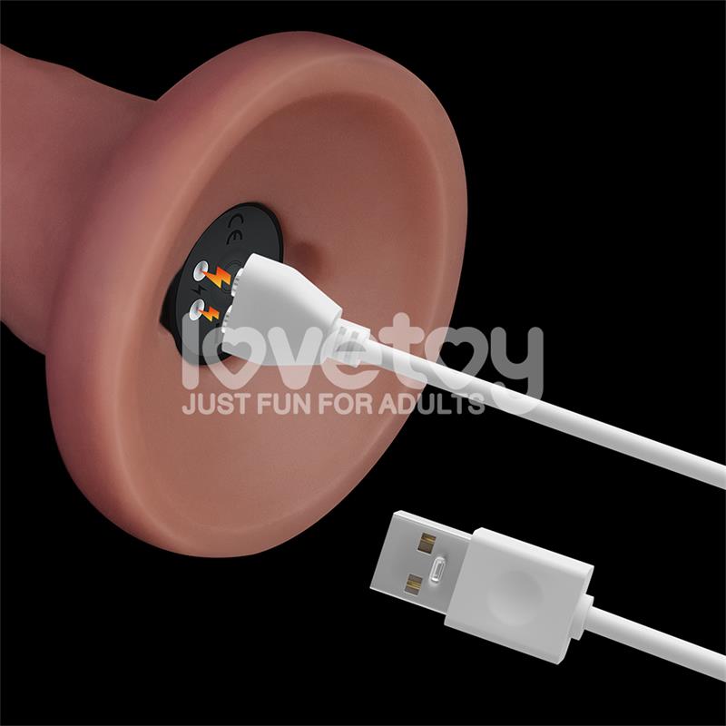 Dildo Dual Density Con Vibración 8