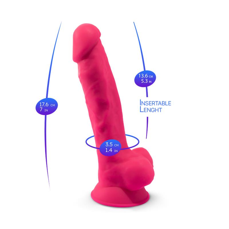 Dildo Dual Density Mod. 1 - 7 Rosa