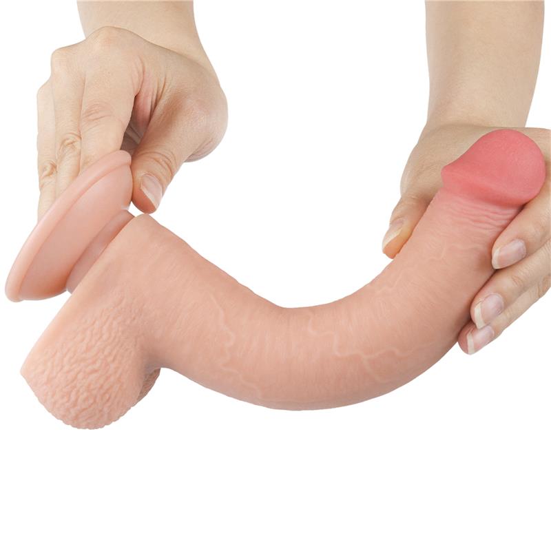 Dildo Dual Density Piel Deslizante 9