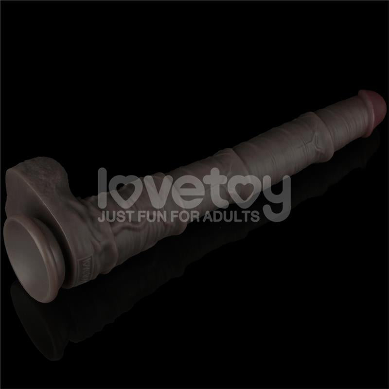 Dildo Dual Layered Articulable Xxl 16