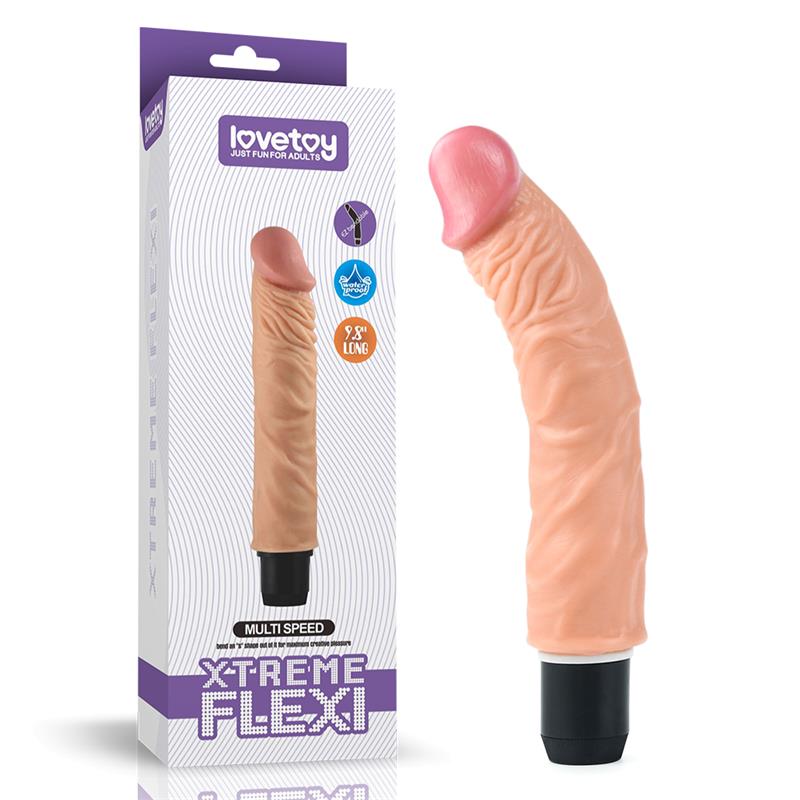 Dildo Flexi 9.5 Con Vibración Natural