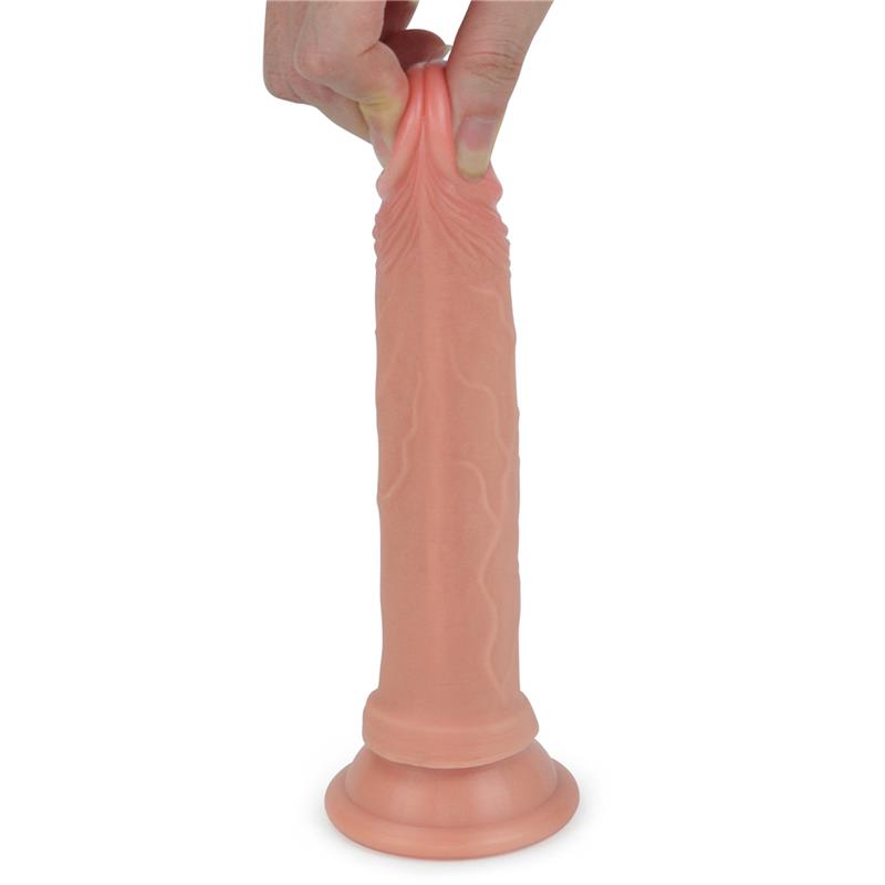 Dildo Nature 7 Silicona Líquida Marrón