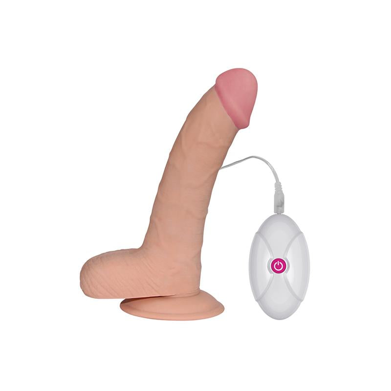Dildo The Ultra Soft Dude Con Vibración 8.8 Natural