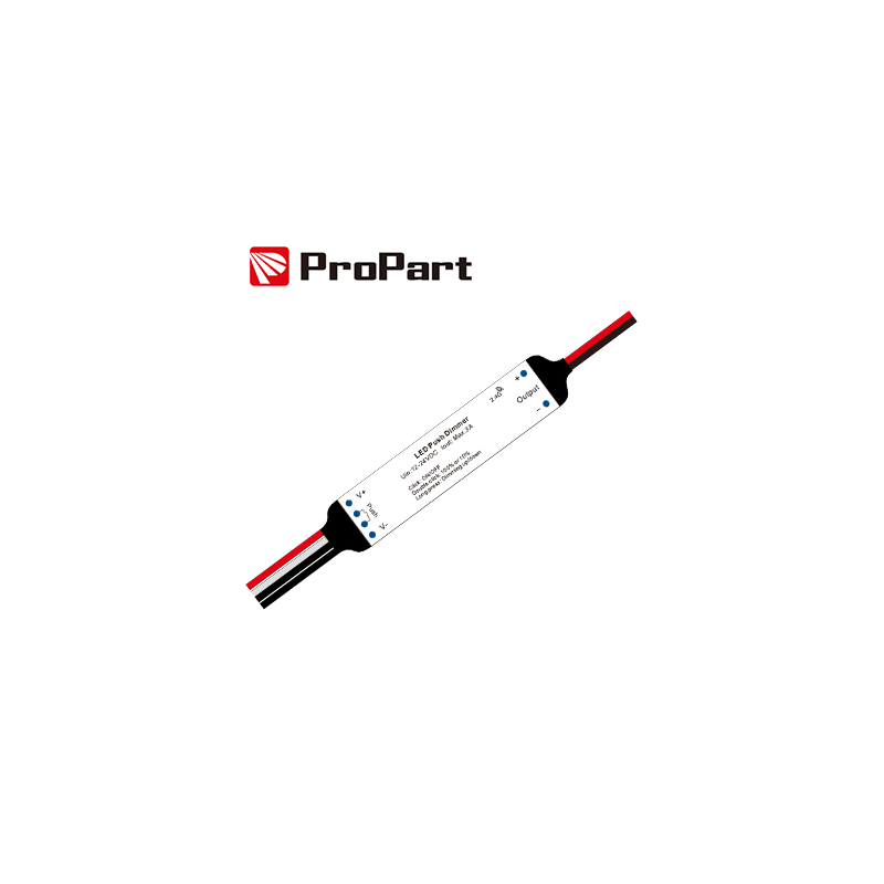 Dimmer Rf And Push 1 Channel - 12/24v 1ch 3a/Ch Rf 2.4g