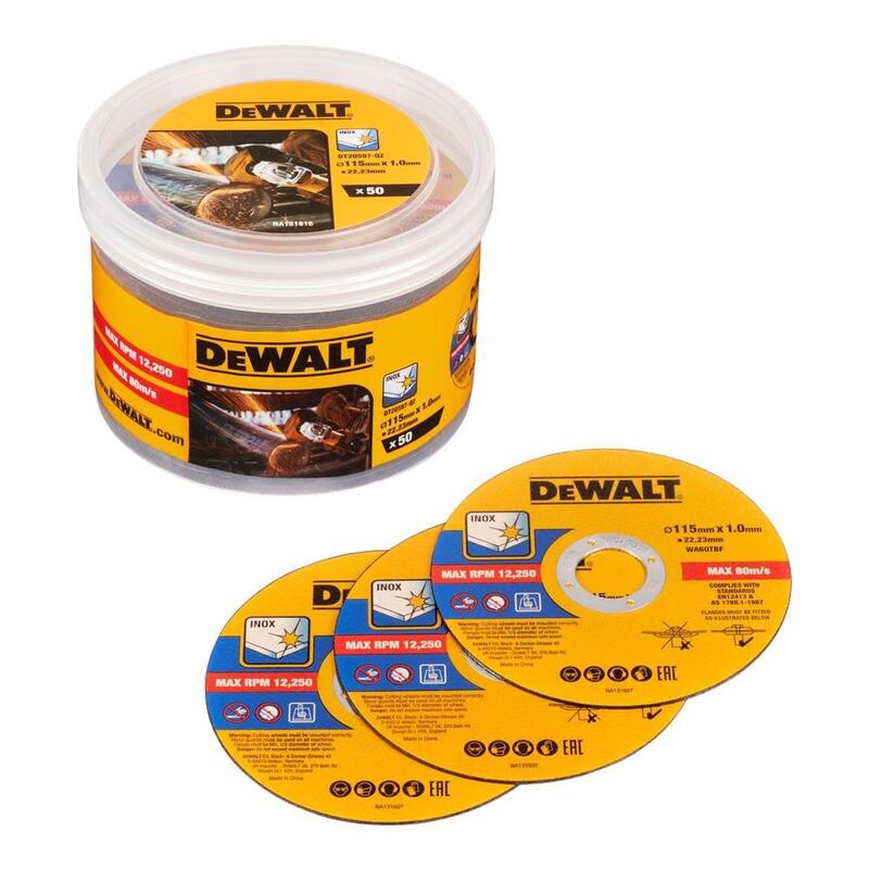 Disco Corte Ø125mm X 1mm 50unid Dt20598-Qz Dewalt