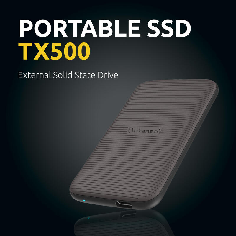 Disco Duro Externo Solido Ssd Intenso Tx500 2tb Usb Tipo C